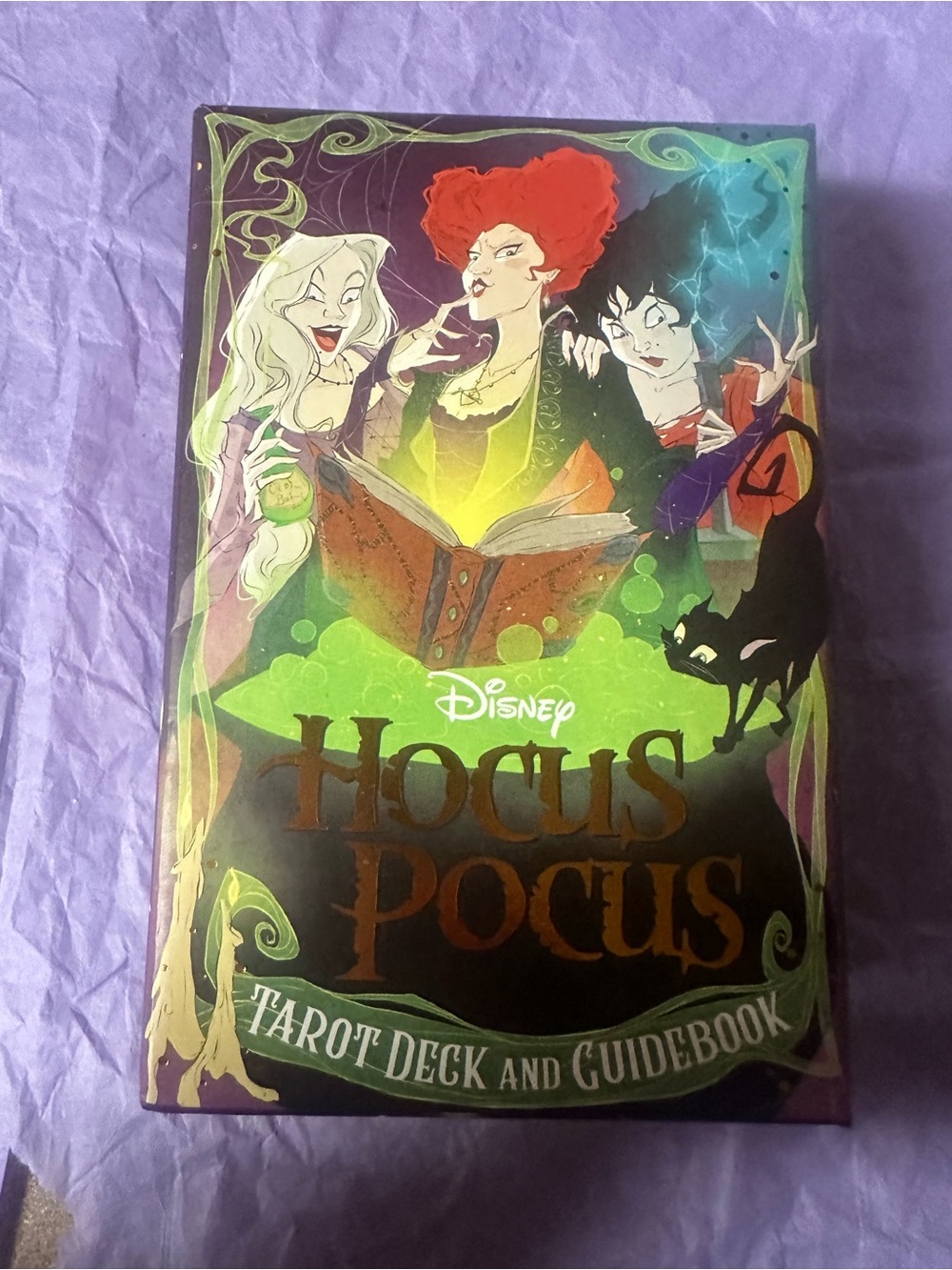 Disney Hocus Pocus Tarot Deck and Guidebook – Purple, Green, Red